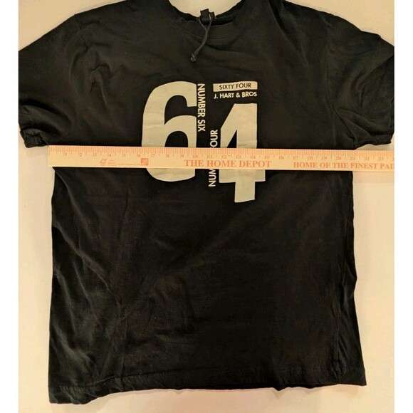 J. Hart & Bros UPIM Number 64 Privacy Label Men's Tshirt Black Size IT 7 EUR XXL - Picture 10 of 14